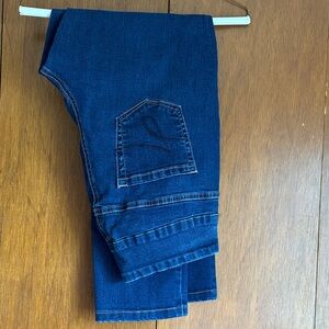 Jag Jeans Dark Indigo Knit Waist Denim